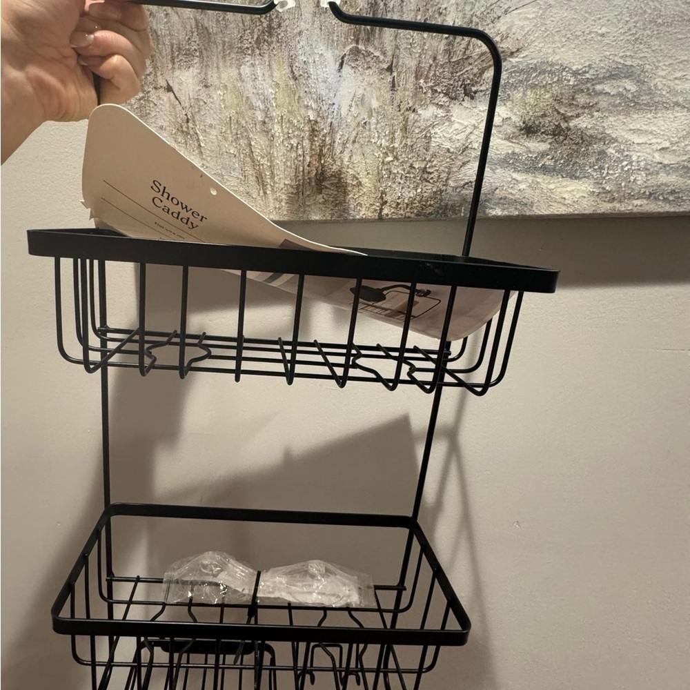 Black Shower Caddy
